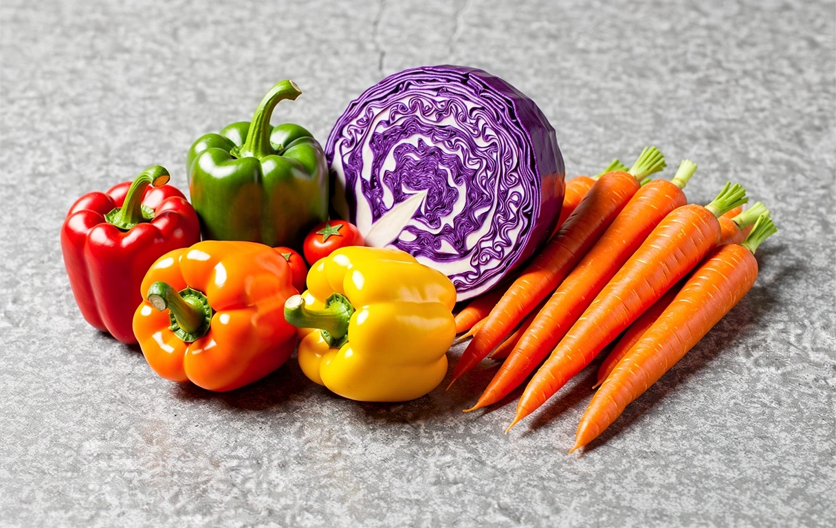 Variedad de alimentos nutritivos