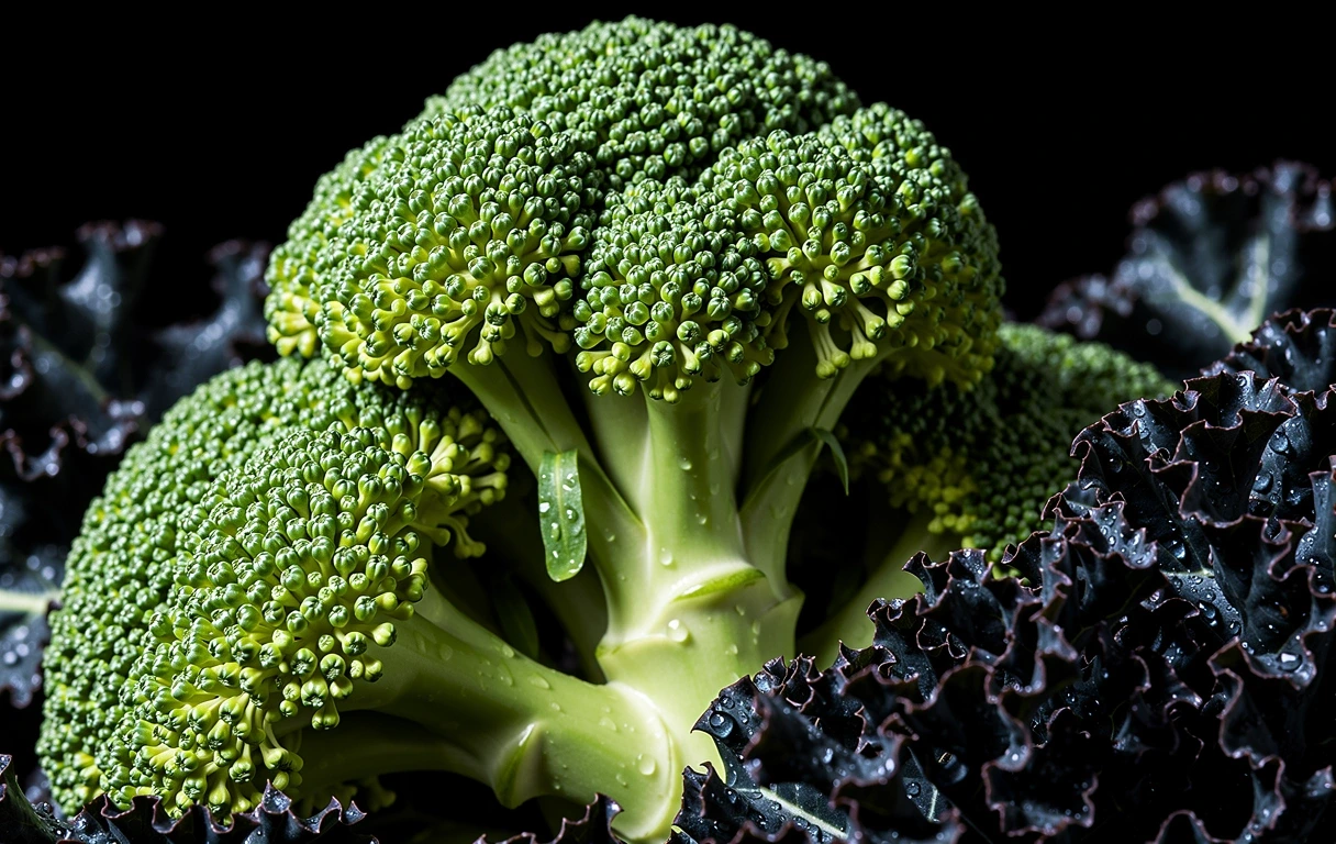 Vegetales verdes densos